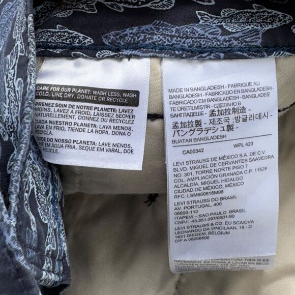 Levi's XX Chino Shorts Fish, Coral, and Blue Bundle Men's 32 x 9.5 - Picture 4 of 12